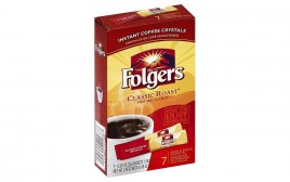 Folgers Classic Roast, Instant Coffee Crystal  Box  14 grams